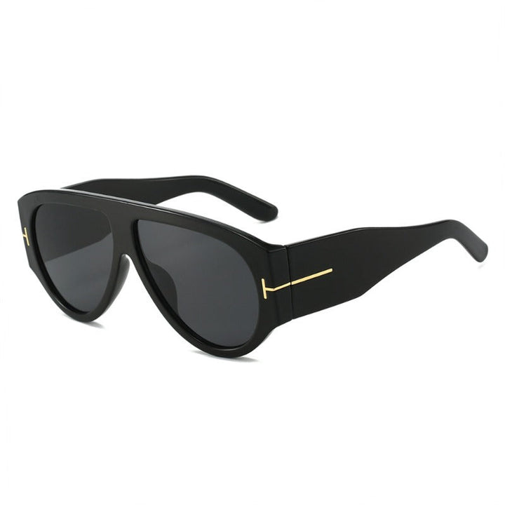 Oversized UV400 Aviator Sunglasses Bowlift