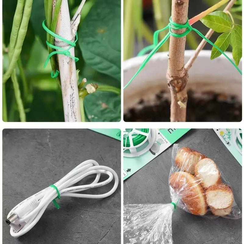 BowLift | Garden Wire Twist Band – 50m Roll for Plants and Gardening