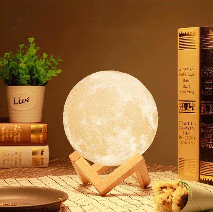 BowLift | Lunar Moon Light Lamp | Lunar Globe Light with Stand