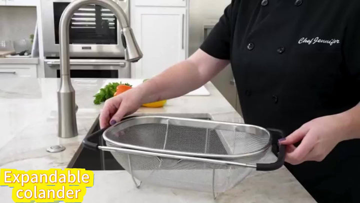 Expandable Sink Strainer Stainless Steel | Bowlift