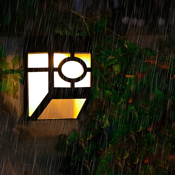 Solar LED Wall Light – Energy Saving and Weatherproof | 2-Pack for Outdoor Use | Bowlift