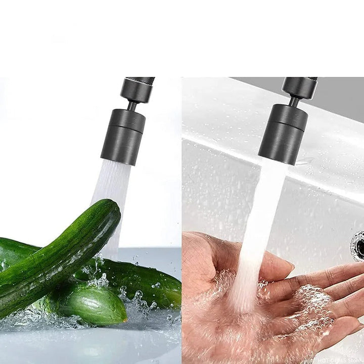 FlexSpray 360° Rotatable Faucet Spray Head with Adjustable Water Flow Bowlift