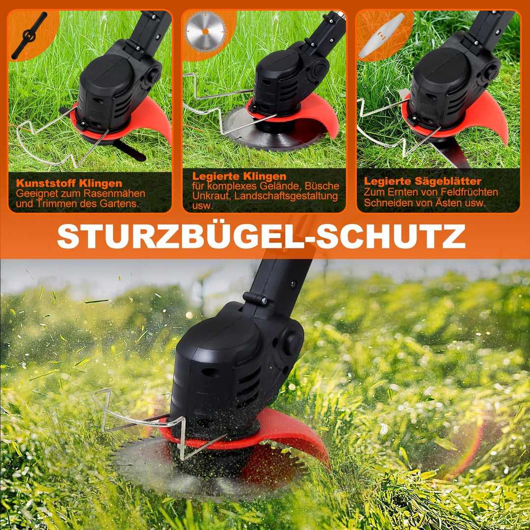 Battery Lawn Trimmer 21V 8000 RPM | Bowlift