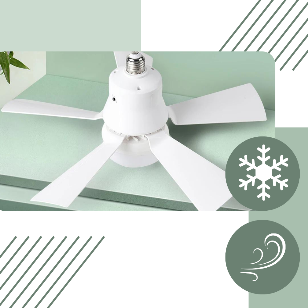 E27 Socket Fan Light | Bowlift