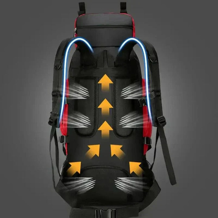 BowLift | Outdoor Backpack 90L Waterproof Hiking Camping Travel