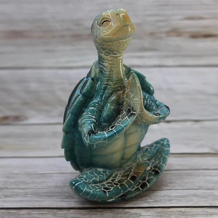 BowLift | Resin Sea Turtle Figure – Calming Meditation Decoration for Home