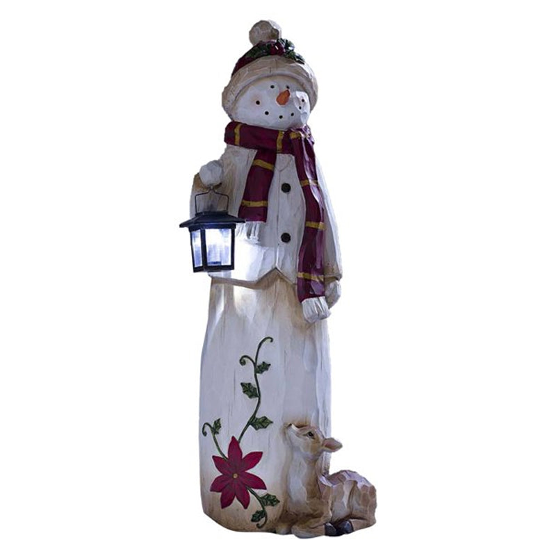 BowLift | Forest Snowman with Solar Lantern