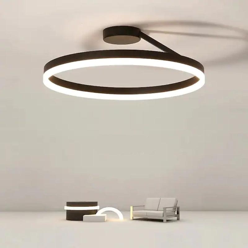 BowLift | RadiantGlimmer Ceiling Light - Luxurious golden LED lighting with metal elements