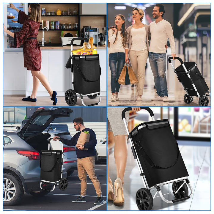 Shopping trolley shopping roller foldable 40L | Bowlift