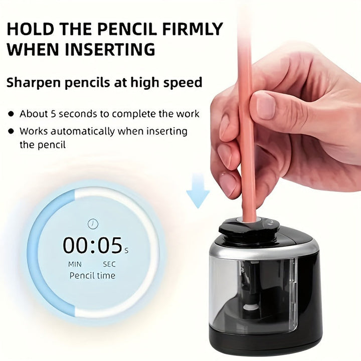 BowLift | Automatic USB Pencil Sharpener – Compact & Fast