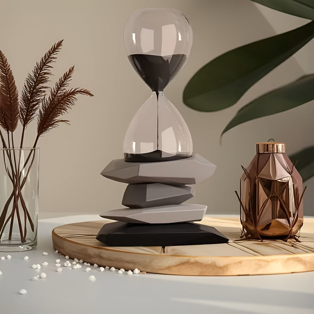 Minimalist Hourglass – Timeless & Decorative | Perfect for Living Room and Office | Bowlift