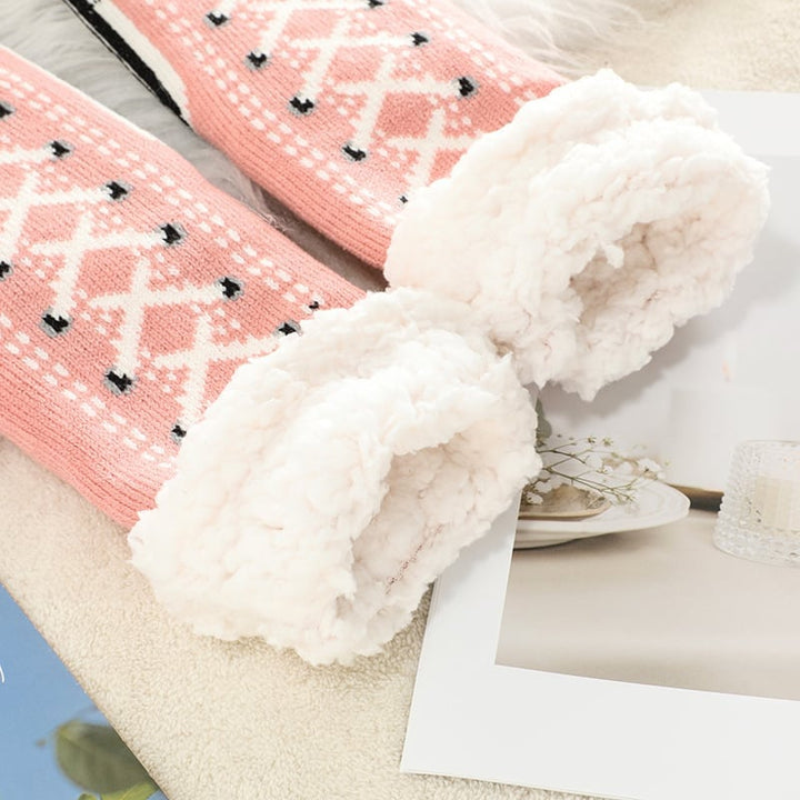 BowLift | Ultra-thick Cashmere Slipper Home Socks