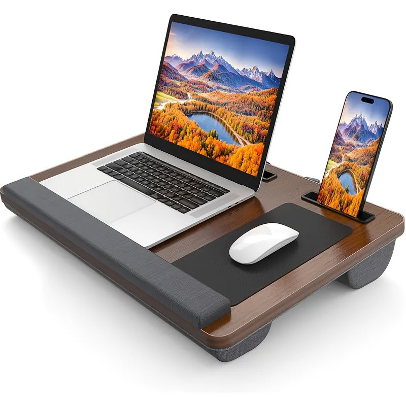 Ergonomic Laptop Holder with Wrist Support and Device Slots | Bowlift
