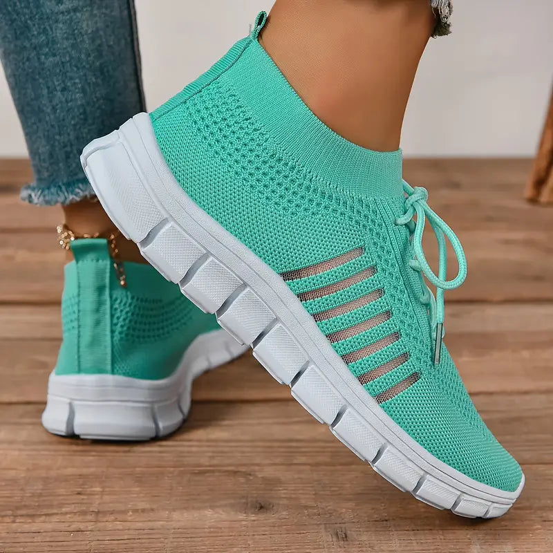 BowLift | Breathable Lace-Up Running Trainer Sneakers