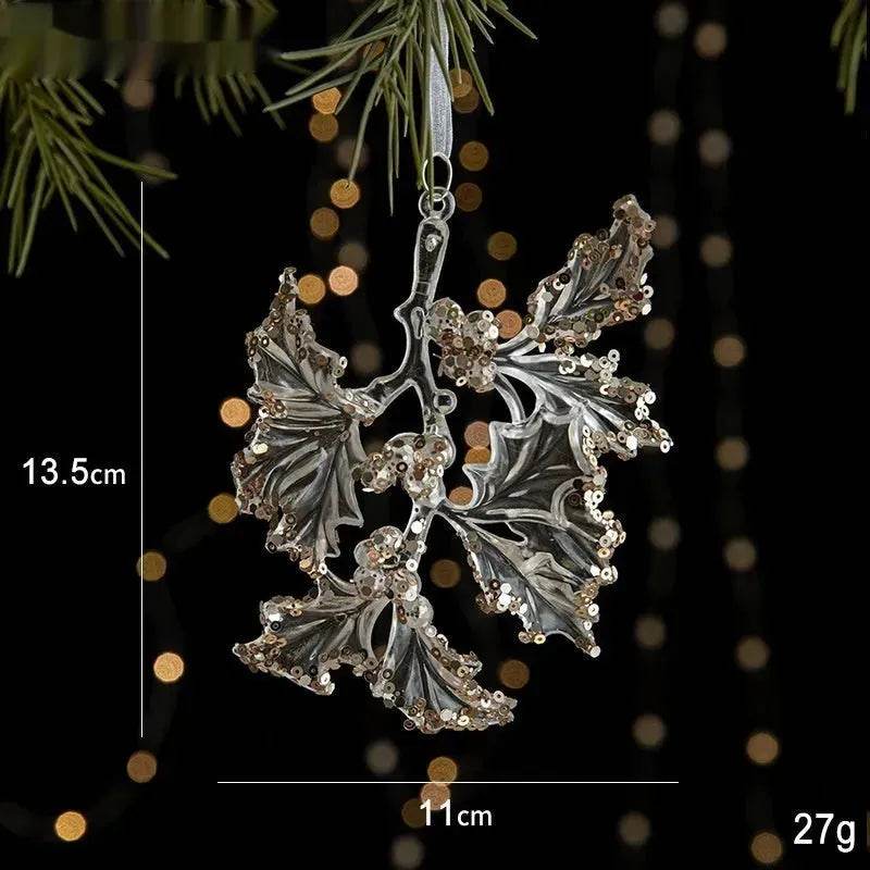 BowLift | Christmas Decorations Sequins Acrylic Transparent Pendant