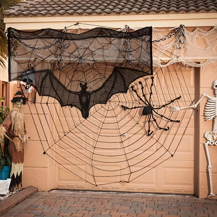 BowLift | Table Runner Black Lace Halloween Decoration