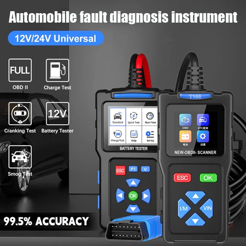 BowLift | BT100 12V Car Battery Load Tester