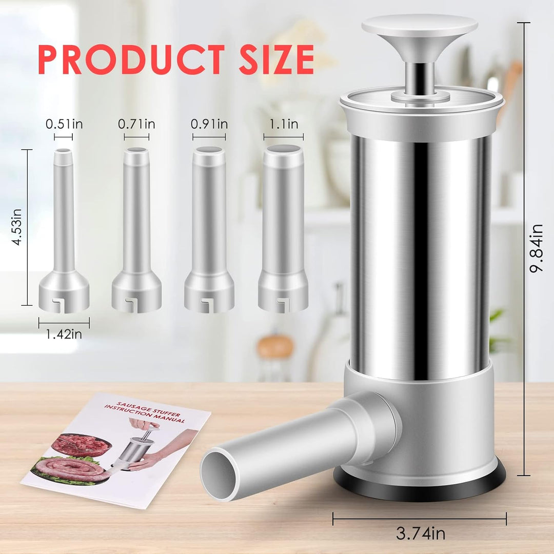 BowLift | Sausage filler with 4 different size filling tubes