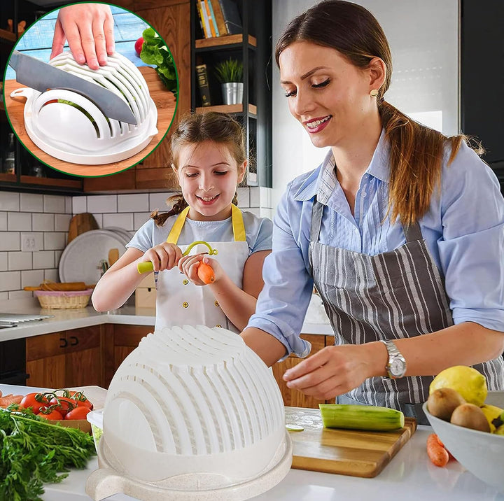 BowLift | VeggieSlice Pro — Make salad making safe, quick, and effortless child's play! (2 pieces)