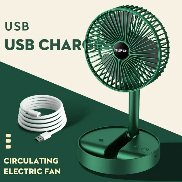 Compact 6-Inch USB Portable Fan with 3-Speed Control | Bowlift
