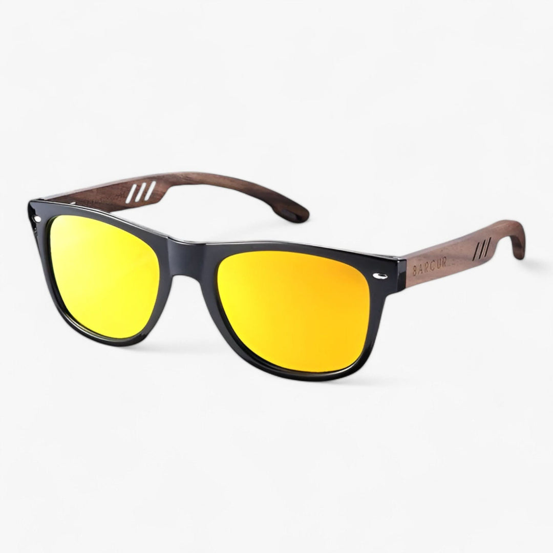 BowLift | Wooden Temple Polarized Sunglasses UV400 Protection