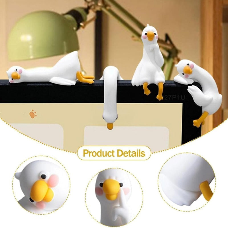 Mini Desk Duck Figurines Bowlift