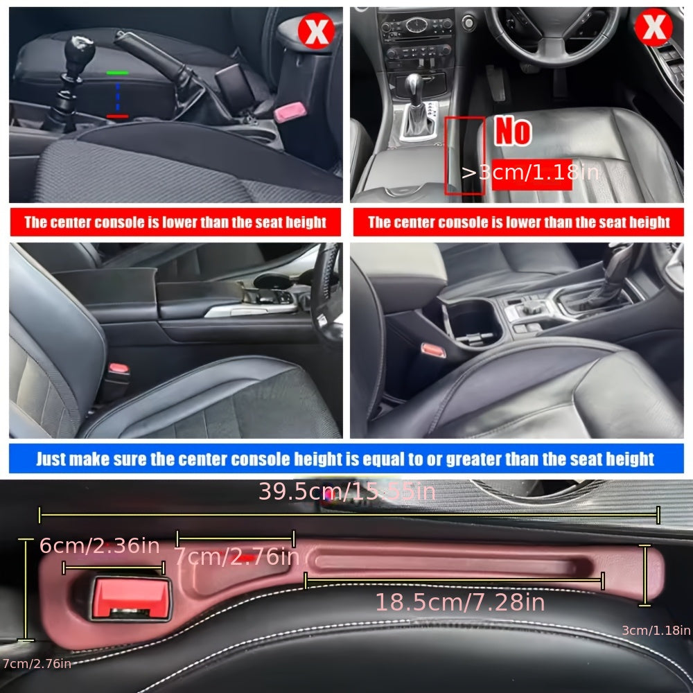 Seat Gap Organizer Car 2 Piece Set | Bowlift