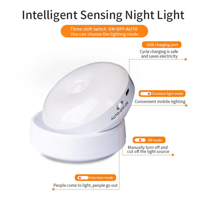 Elegant Motion Sensor Night Light Bowlift