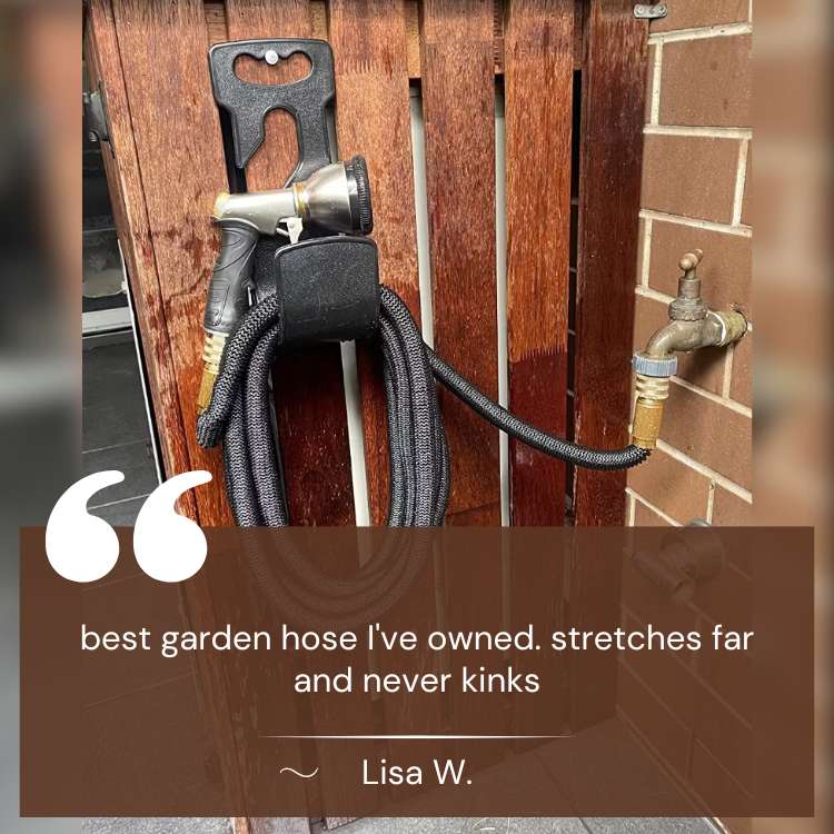AquaGlide Expandable Garden Hose — Finally watering effortlessly without knots and stress | Bowlift