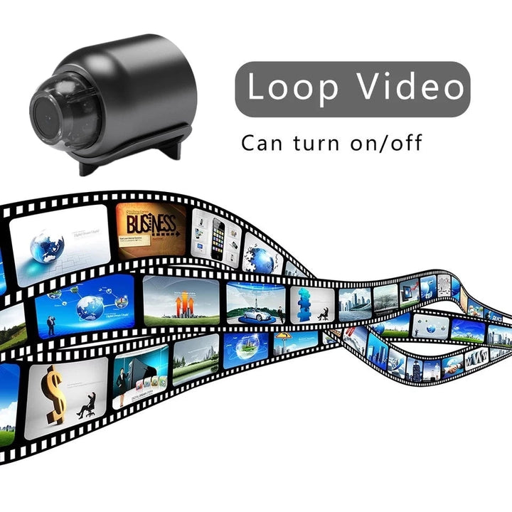BowLift | Mini Wireless Spy Camera - Hidden CCTV, WiFi, Outdoor Security, Motion Detection
