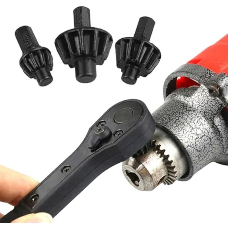 BowLift | Universal 4-in-1 Ratcheting Drill Chuck Key Set