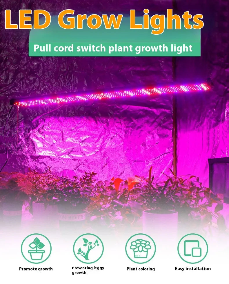BowLift | LED plant lamp with full spectrum lighting and pull switch for optimal plant growth