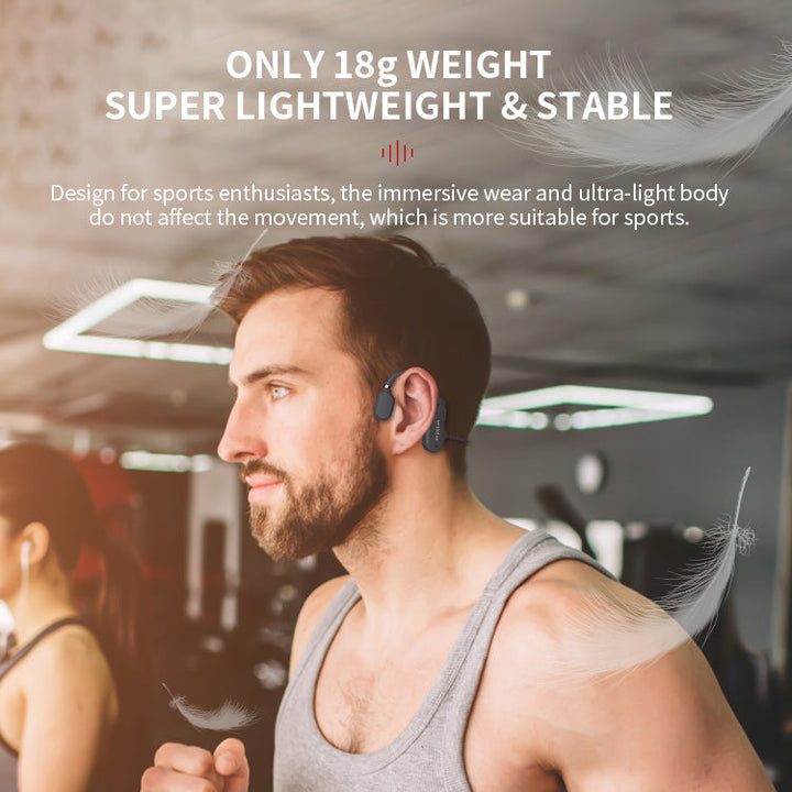 BowLift | New waterproof bone conduction headphones stereo Bluetooth wireless