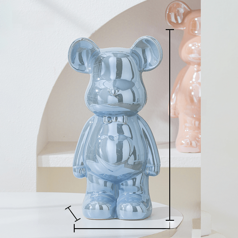 BowLift | Elegant Teddy Bear Figure for Modern Decoration