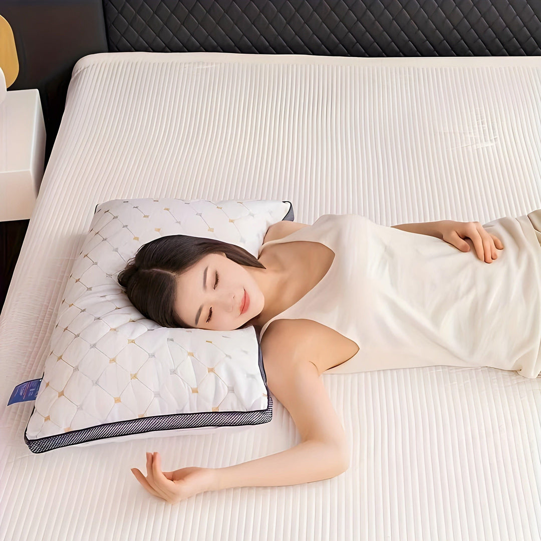 SkyDream Pillow – Embroidered Neck Support Pillow | Bowlift