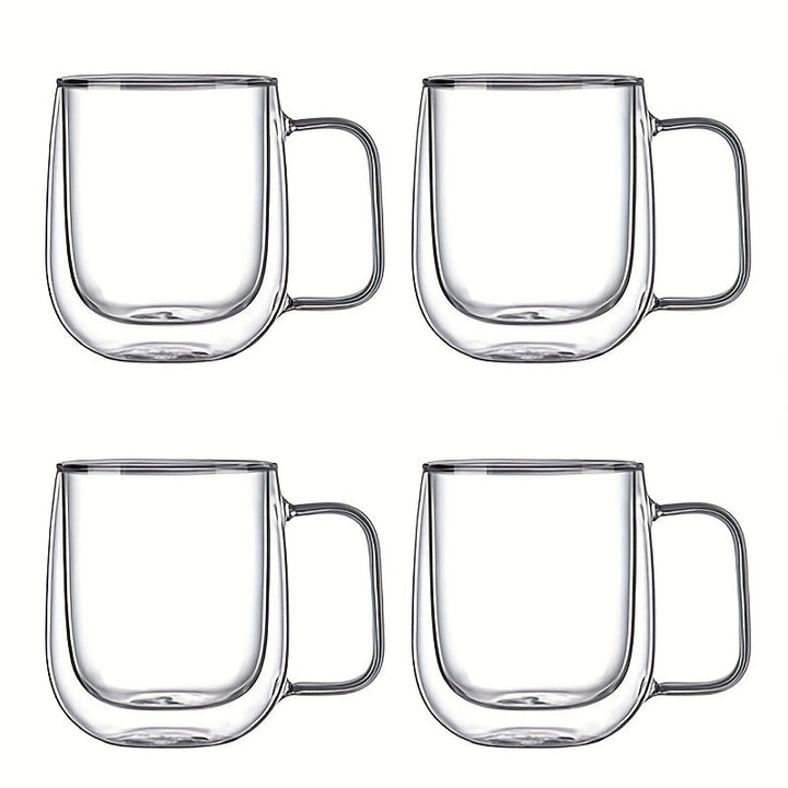 ThermoSip Double-Walled Glass Mug – Borosilicate Glass, Heat-Resistant & Elegant | Bowlift