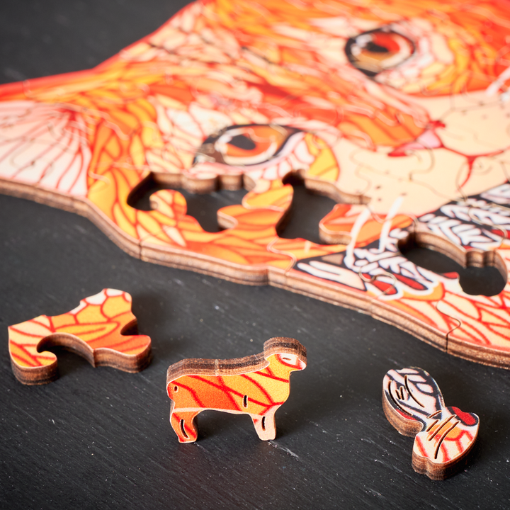 WoodlyShapes Puzzles – Creative Animals in Wood Bowlift