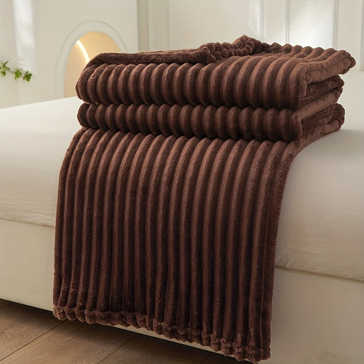 BowLift | Soft Plush Blanket with Rib Pattern