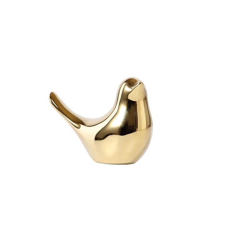 BowLift | Nordic Golden Ceramic Bird Decoration for Modern Home Decor