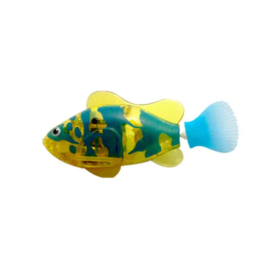 Electronic swimming fish with LED light Bowlift
