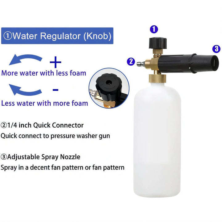 BowLift | Foam Cannon Dual Connector Accessory