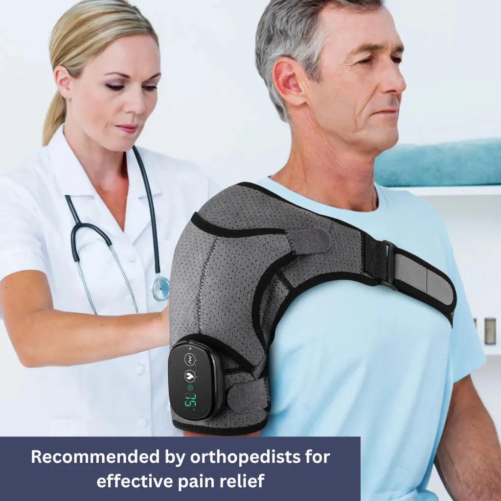 BowLift | Shoulder Massage Device | Heat Therapy, Adjustable Intensity & Ideal for Muscle Relaxation