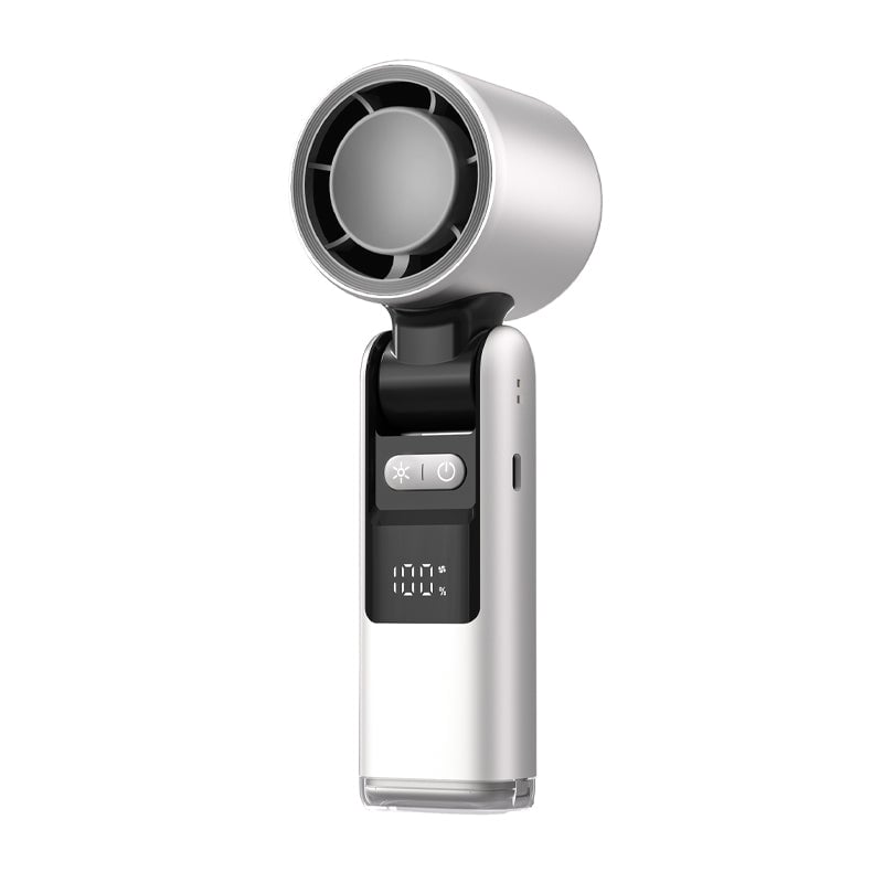 Folding Mini Handheld High-Speed USB Rechargeable Turbo Fan | Bowlift