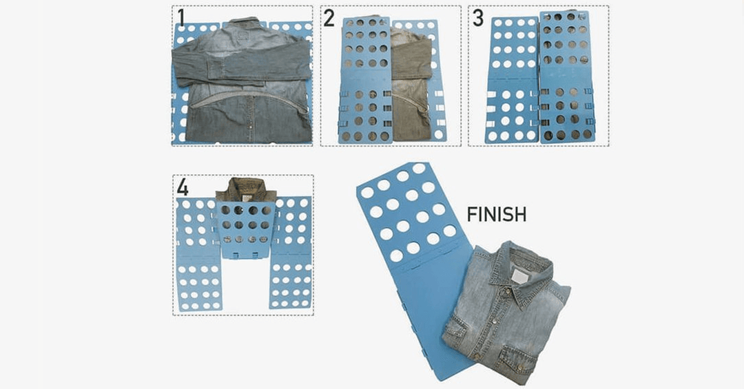 BowLift | Simple Foldable Closet Organizer - Folding clothes has never been so easy and fun!