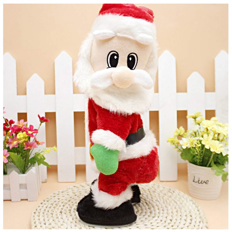 BowLift | Dancing Singing Santa Decoration | Animated Christmas Figure | Plays Festive Songs | Fun Holiday Gift Idea