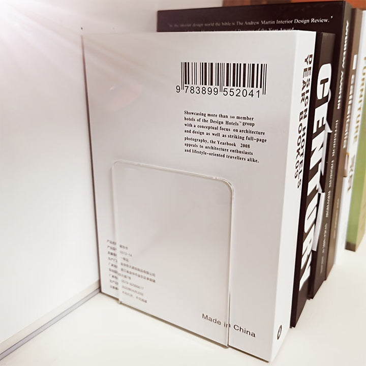 ClearView - Elegant L-shaped Acrylic Bookstand Bowlift