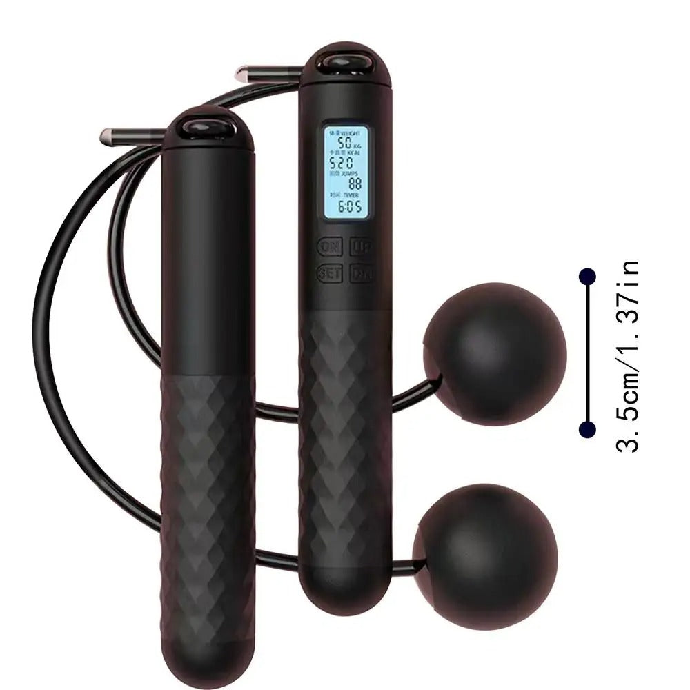 BowLift | Wireless Jump Rope with Counter – Weighted Handles for Home Cardio Workouts