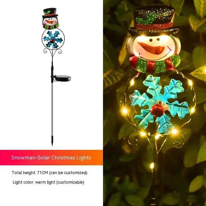 BowLift | Solar Christmas Led Snowman Elk Ground Plug Light