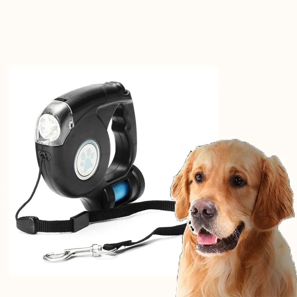 BowLift | LED Dog Leash with Integrated Flashlight for Safe Walks