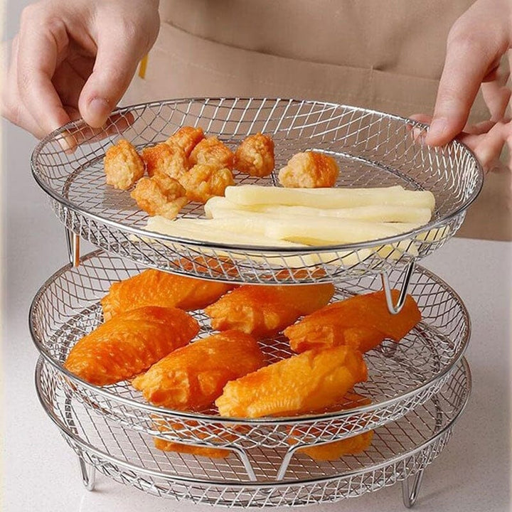 BowLift | Stackable 3-layer Air Fryer Stand